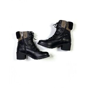 Tundra Boots Women's 10M Catharine Black Sherpa Zip